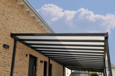Metal Awning Installation detail