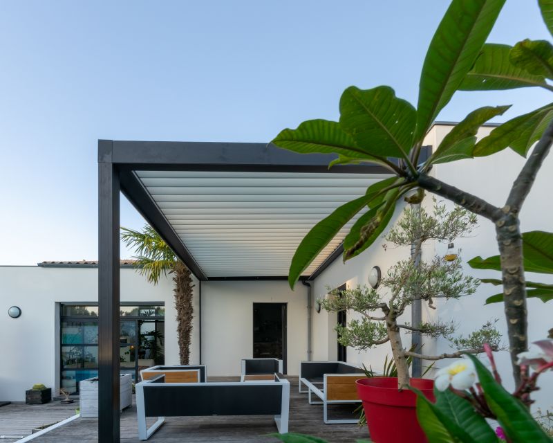 Metal Awning Installation detail